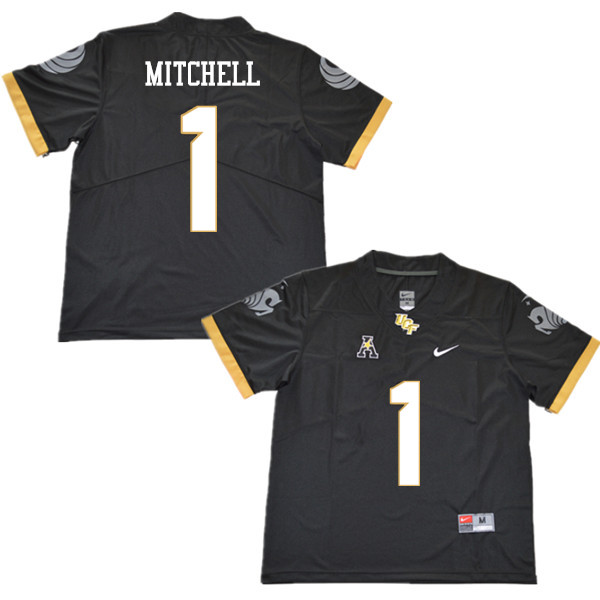 Men #1 Eric Mitchell UCF Knights College Football Jerseys Sale-Black - Click Image to Close
